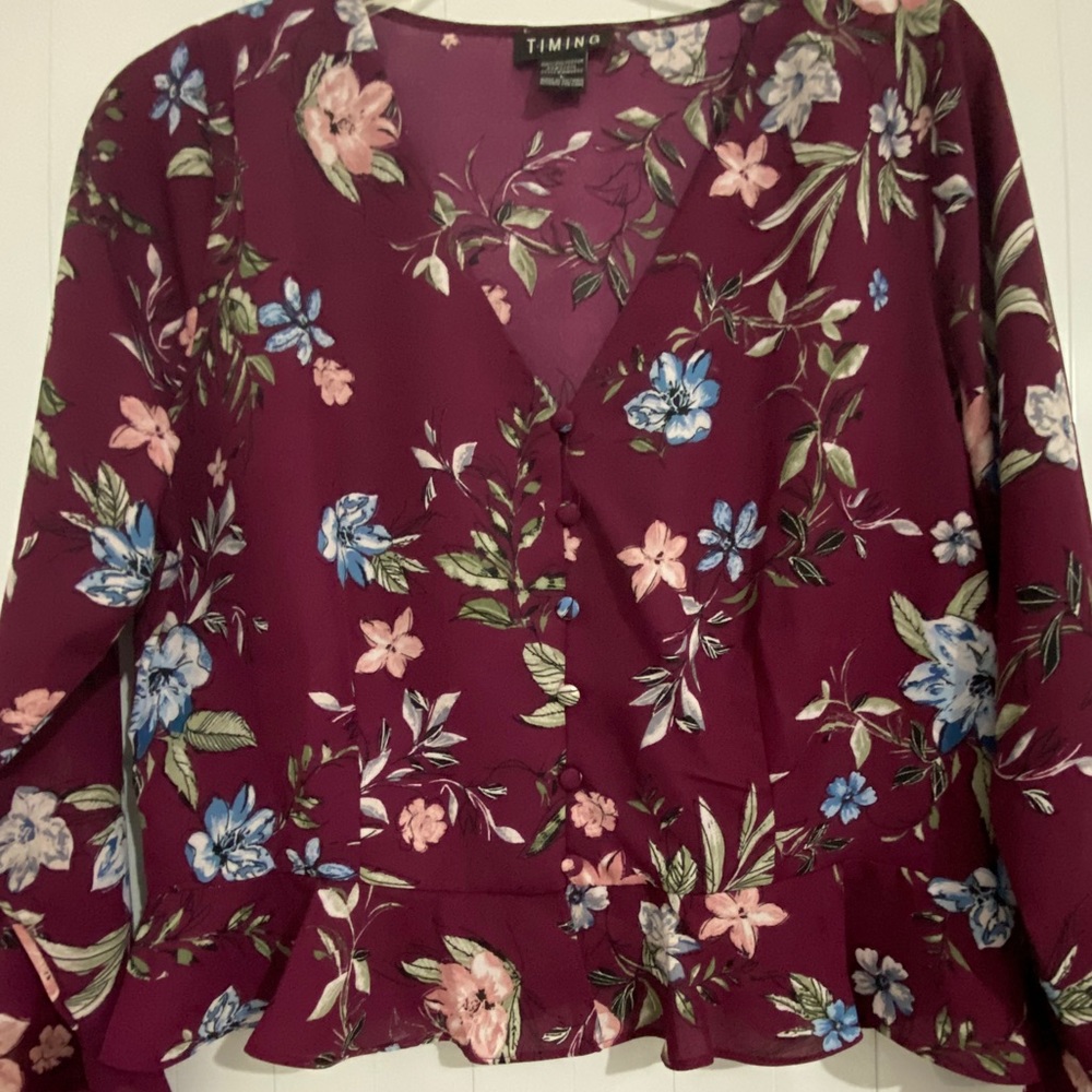 Magenta blouses